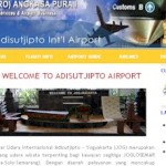 Website Bandara Adisutjipto 