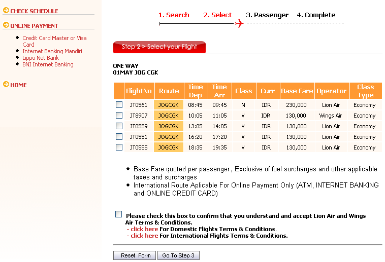 Gambar Mengenai Booking Online Tiket Pesawat Lion Air Pengetahuan Bandar